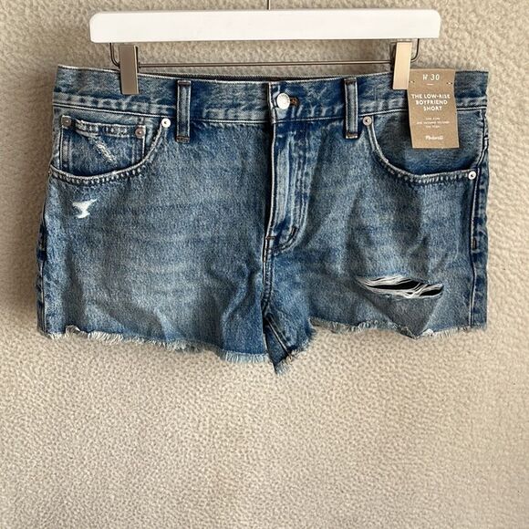 Madewell Low-Rise Boyfriend Shorts Womens Size 30 - Picture 2 of 11